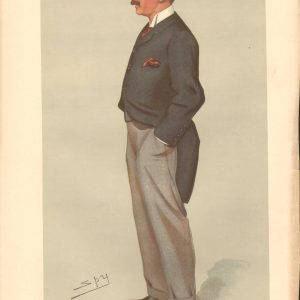 ORIGINAL VANITY FAIR PRINT FEB 7, 1895 LORD FREDERICK SPENCER HAMILTON