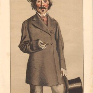 ORIGINAL VANITY FAIR PRINT MAYNE REID MARCH 8 1873
