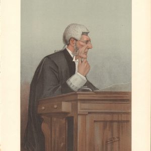 ORIGINAL VANITY FAIR PRINT NOV 21 1901 SIR FREDERICK A BOSANQUET