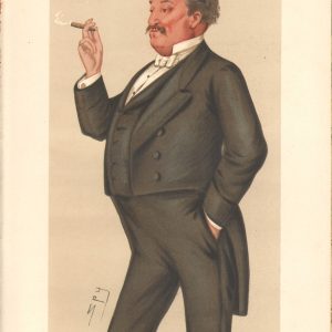 ORIGINAL VANITY FAIR PRINT EDMUND HODGSON YATES NOV 16 1878