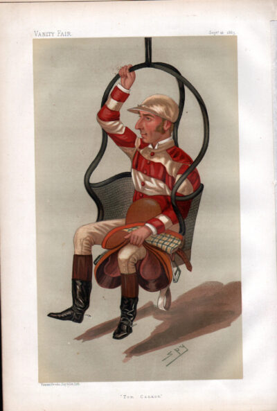 A woman in a striped outfit sits while holding a hose.