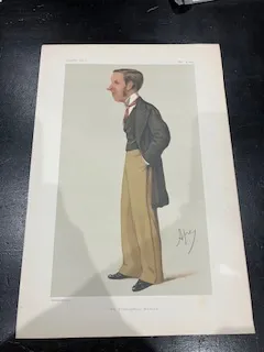 Original Vanity Fair Print The Fortnightly Review Nov 30 1878