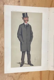 ORIGINAL VANITY FAIR PRINT IN MAGAZINE "Police" Colonel Henderson March 6, 1875