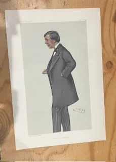 ORIGINAL Vanity Fair Print HOLMS, John, Mr Feb 18 1882 " Military Changes"