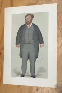 ORIGINAL Vanity Fair Print Valentine C. PRINSEP Jan 13 1877 "Val"