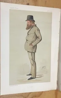 Original Vanity Print Jan 31 1885 "a prophet" Mr Wilfrid Scawen BLUNT