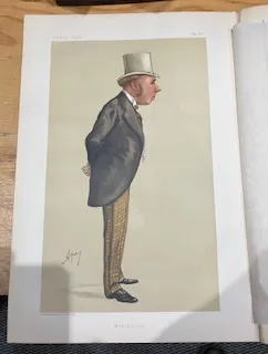 Original Vanity Fair Print Oct 3 1855 "Manchester" HOULDSWORTH, William Henry, M.P.