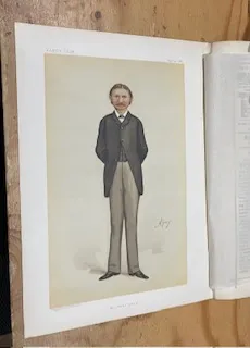 Original Vanity Fair Print Sept 26 1885 "the Kent Gang" AKERS-DOUGLAS, Aretas, Mr