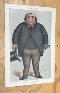 ORIGINAL Vanity Fair Print TICHBORNE, Sir Roger Doughty Jun 10 1871 "Baronet or butcher"